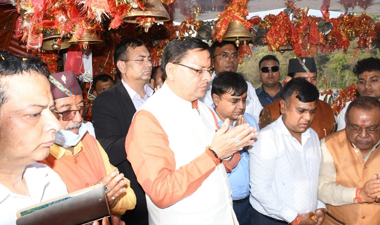 chief-minister-dhami-reached-ramnagar-inspected-the-preparations-for-g-20-on-foot-3
